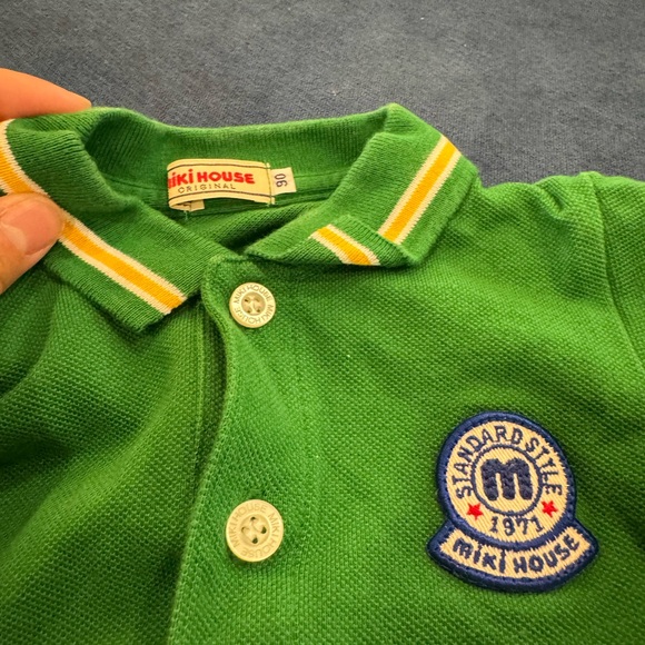 Miki house Polo tee t-shirt toddler size 2T 90cm - Picture 2 of 3